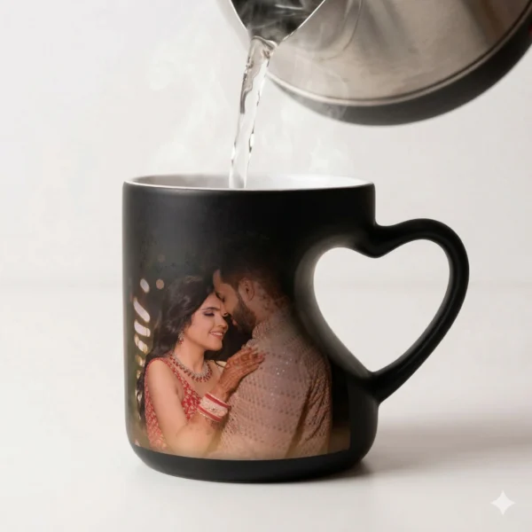 Heart cutting Magic Mug