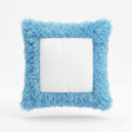 Blue Fur Customizable Photo Cushion