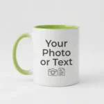 Green Handle Coffee Mug
