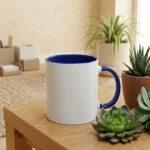 Black Handle Coffee Mug