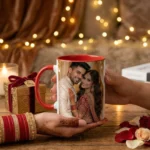 Red handle Coffee Mug