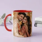 Red handle Coffee Mug