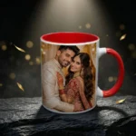 Red handle Coffee Mug