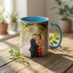 Sky Blue Handle Mug