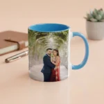 Sky Blue Handle Mug