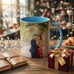 Sky Blue Handle Mug