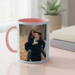 Pink Handle Coffee Mug