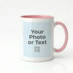 Pink Handle Coffee Mug